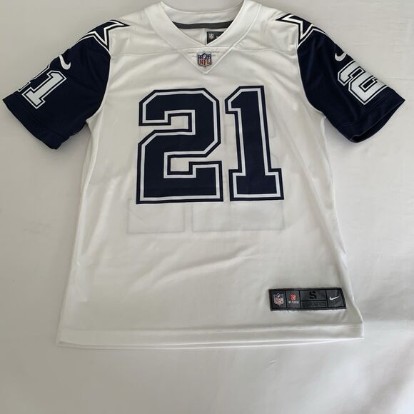Nike Vapor Limited Ezekiel Elliot Dallas Cowboys NFL Jersey Men S Stitched White - Picture 2 of 15
